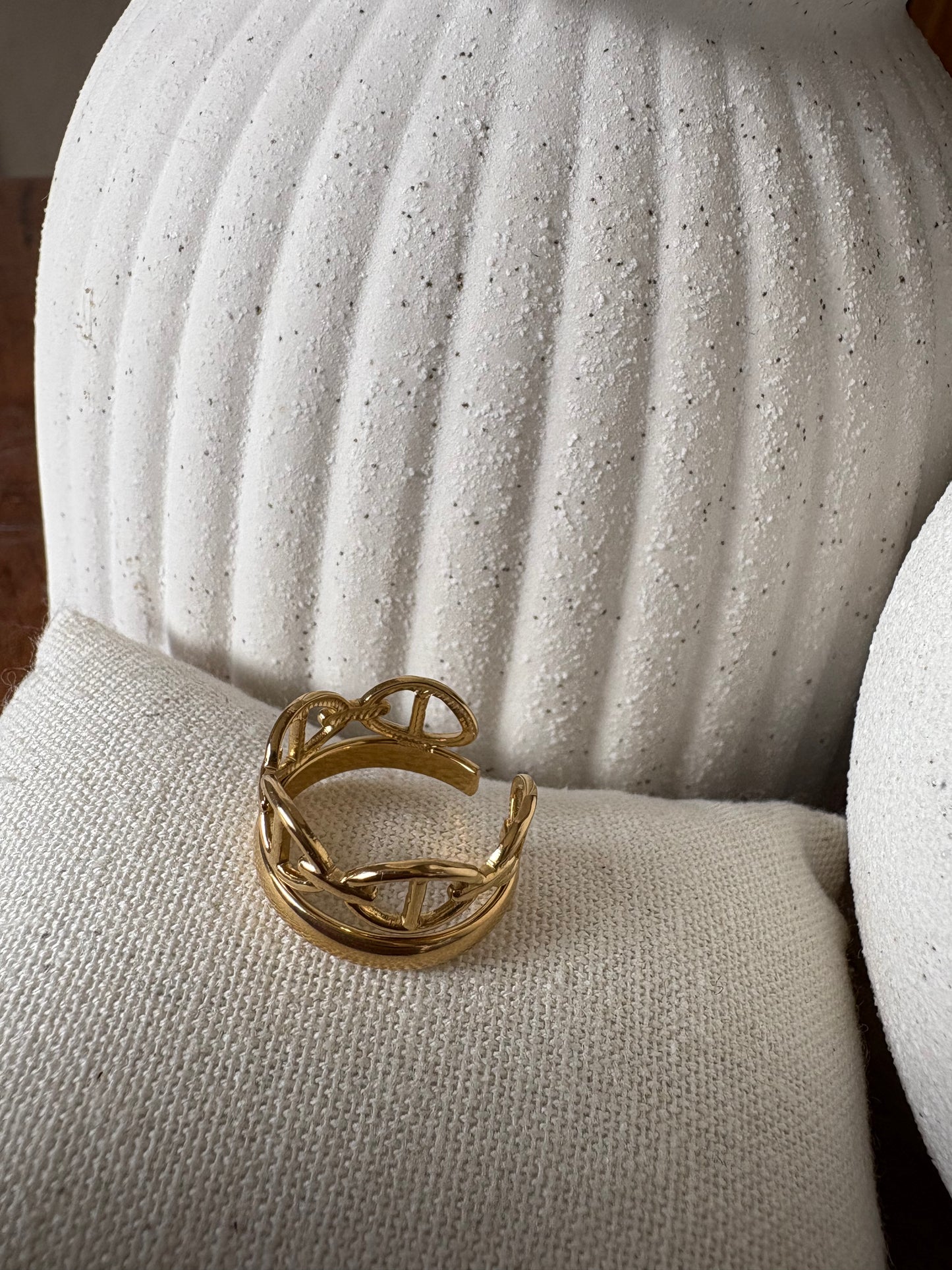 Bague Élégante Ancrée