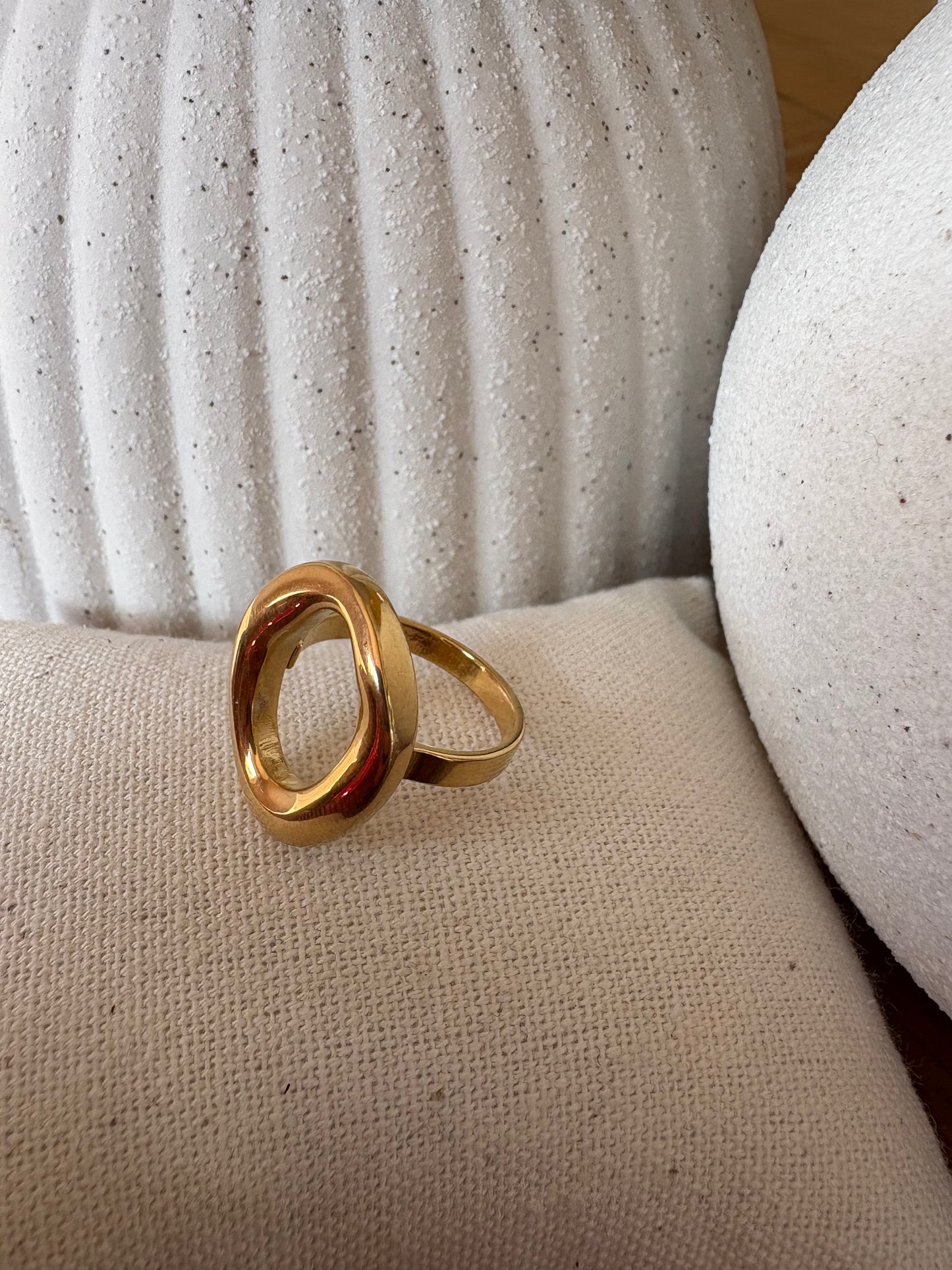 Bague Ovale Épuré