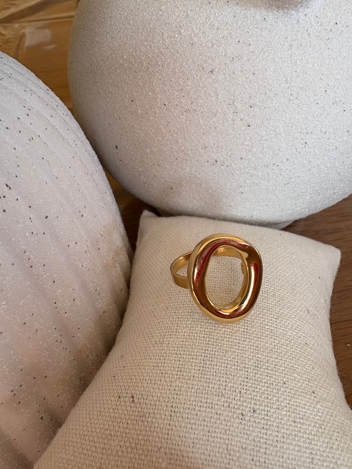 Bague Ovale Épuré