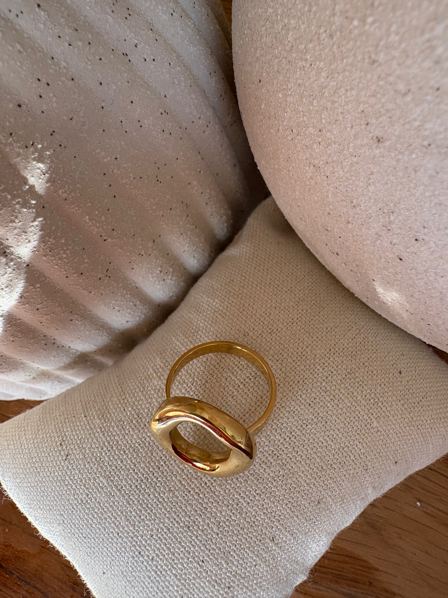 Bague Ovale Épuré
