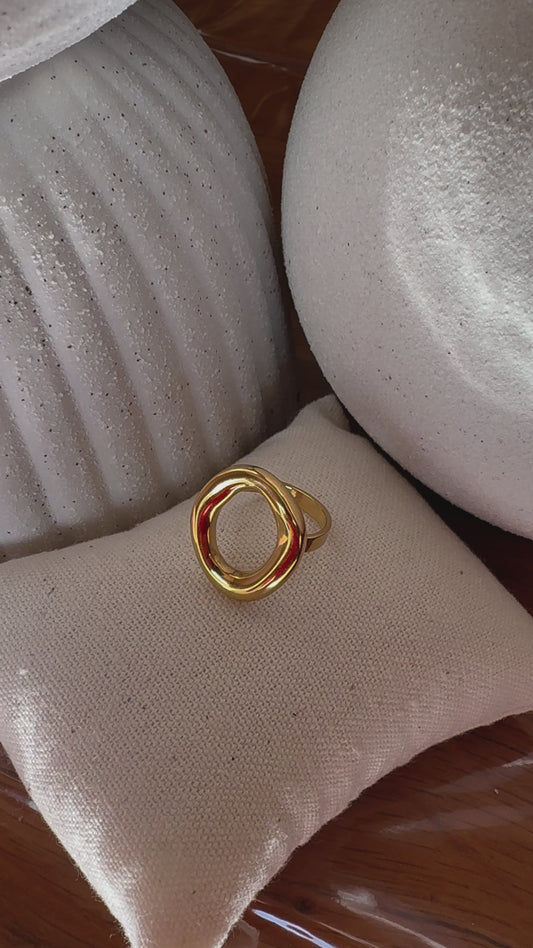 Bague Ovale Épuré